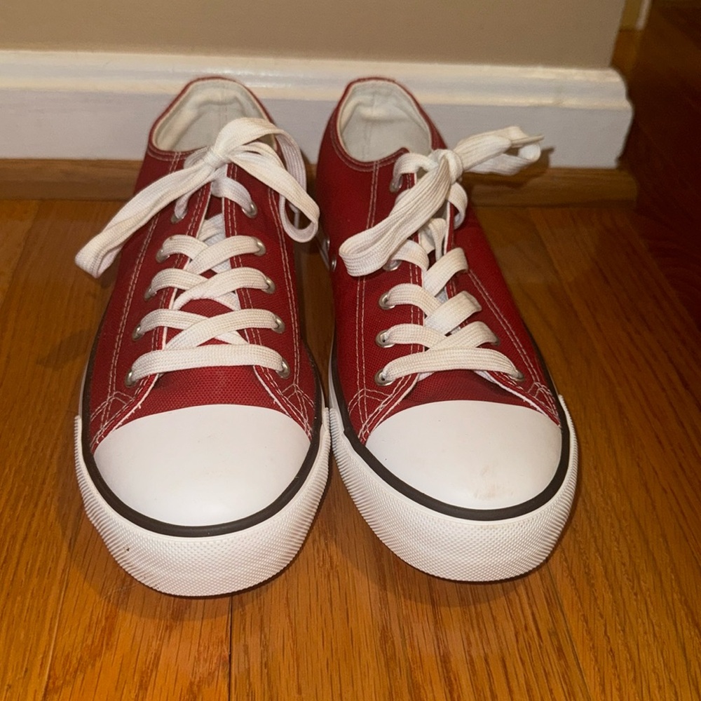 Women Red & White Shoes